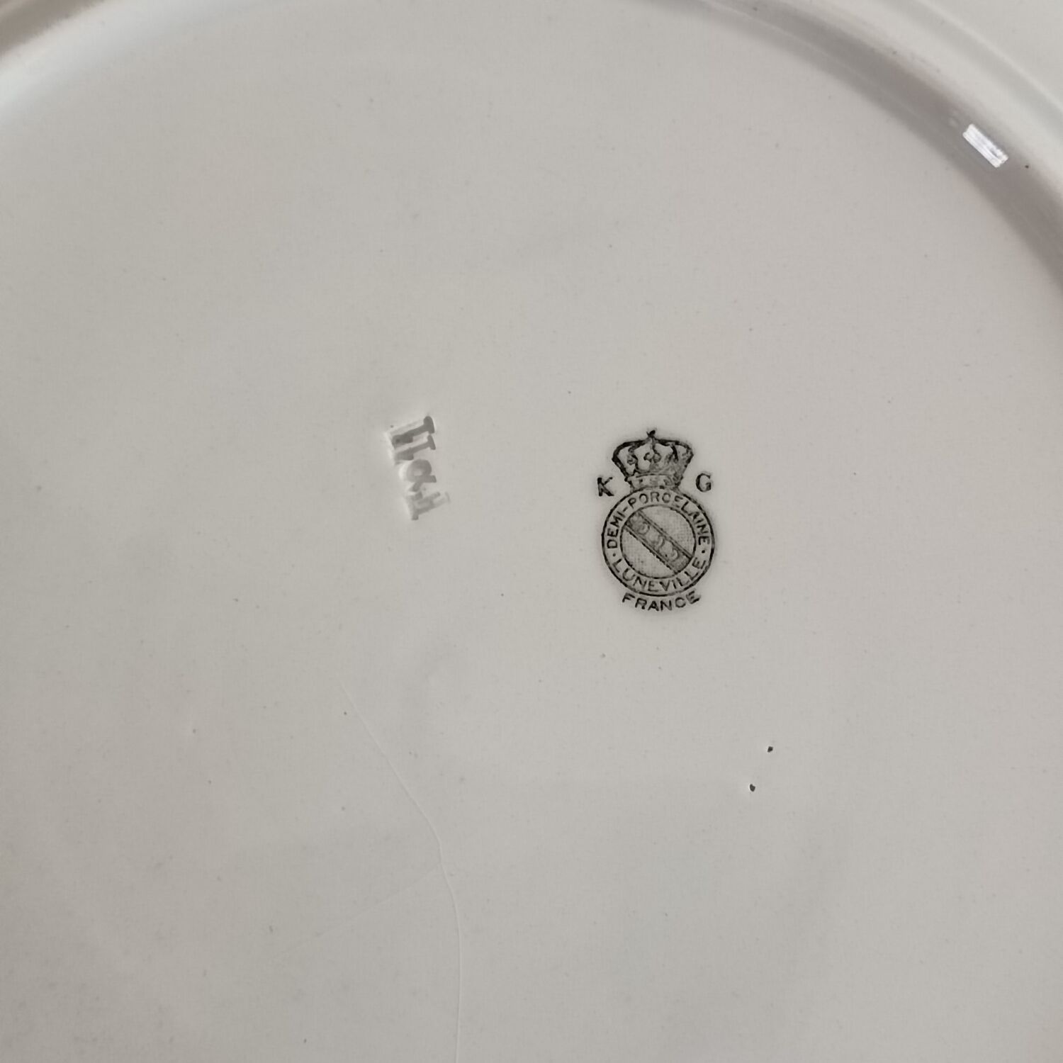 Round dish Lunéville