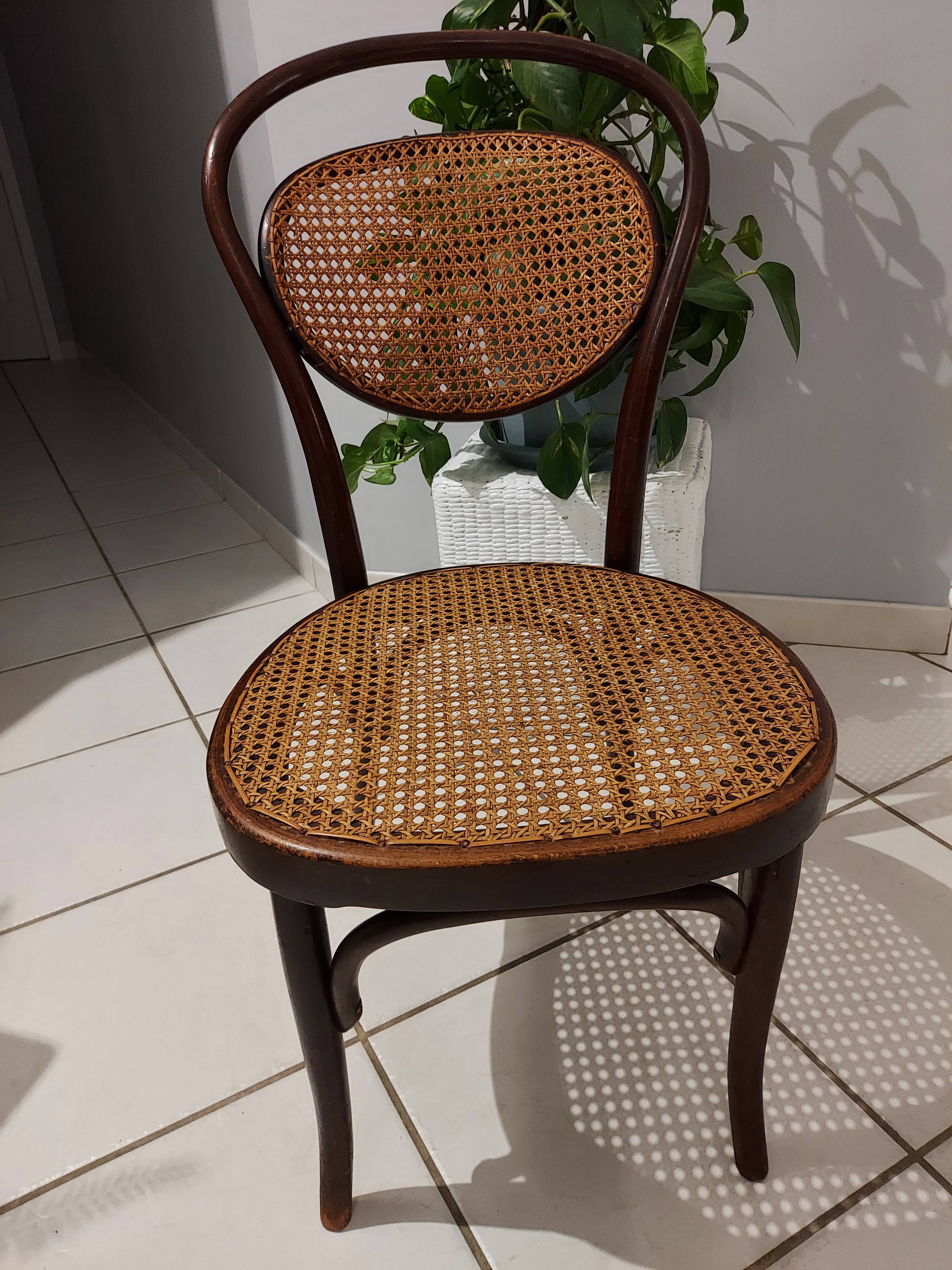 Jacob & Josef Kohn antique 1890 low chair