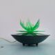 Green Water Lily Lotus Flower Night Light Lamp, Eastern Europe