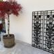 2 Art Nouveau / Art Deco grids art ironwork flower decoration