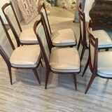 Full dining room: Extendable table and six chairs