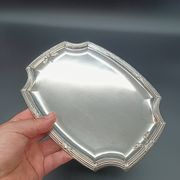 Refined small serving tray or rectangular catch-all with rounded corners.
