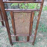 Vintage rattan screen