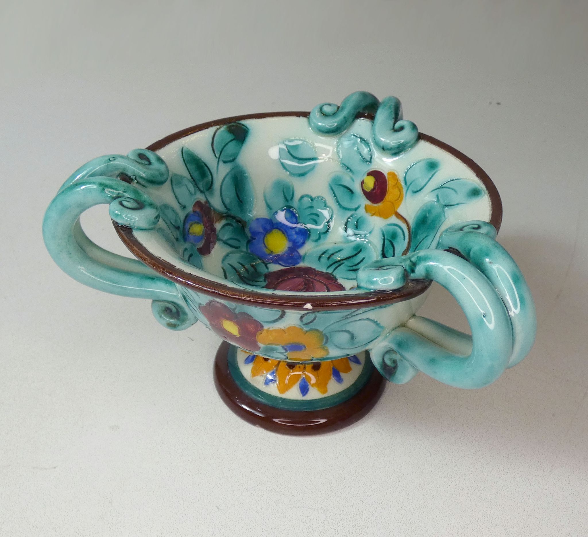 Coupe en céramique signée Monaco vintage