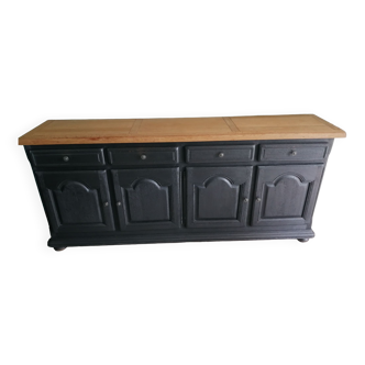 Custom oak sideboard