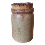 Vintage glazed stoneware spicy pot stamped