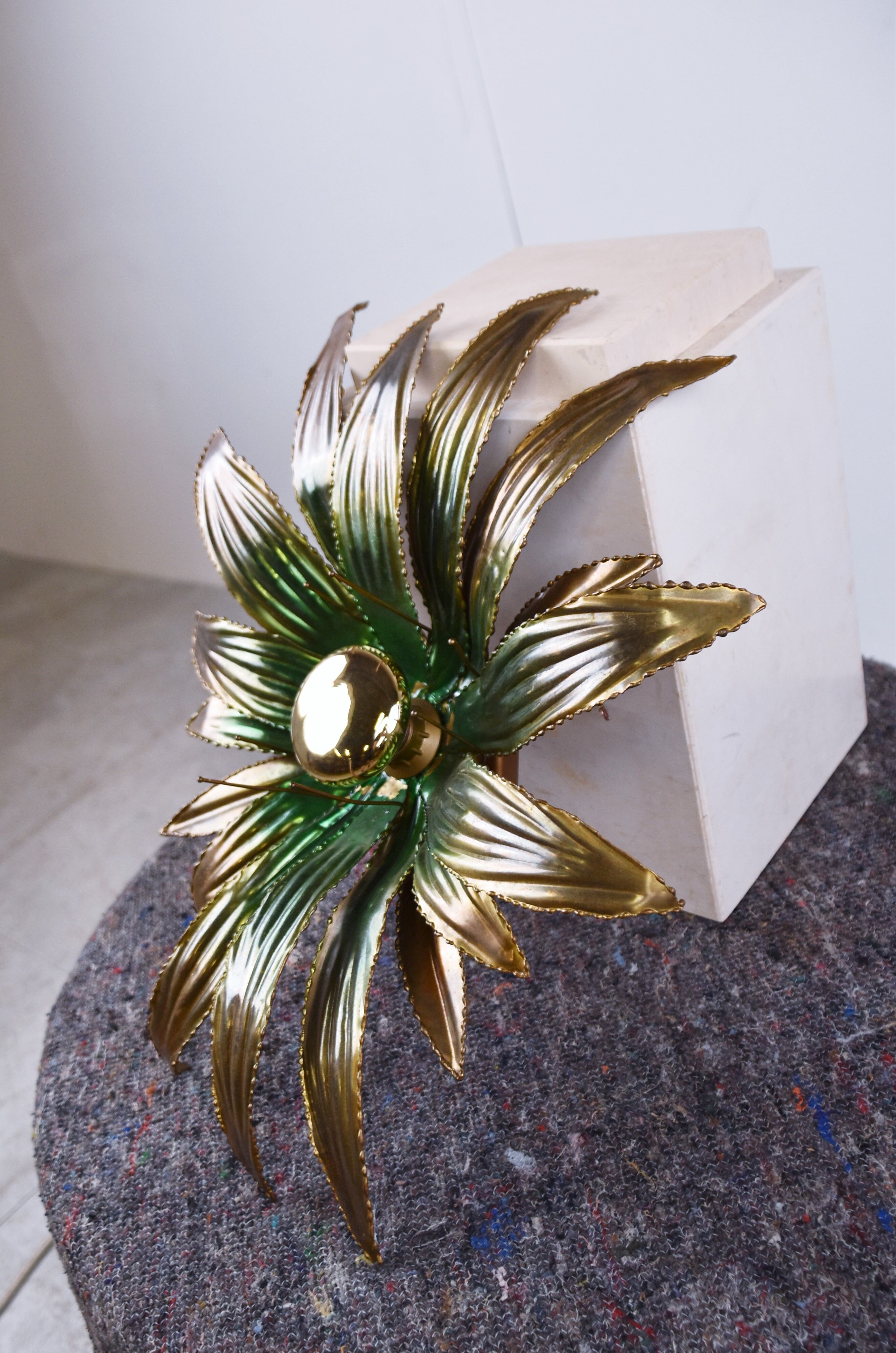 Flower wall lamp, 1970s