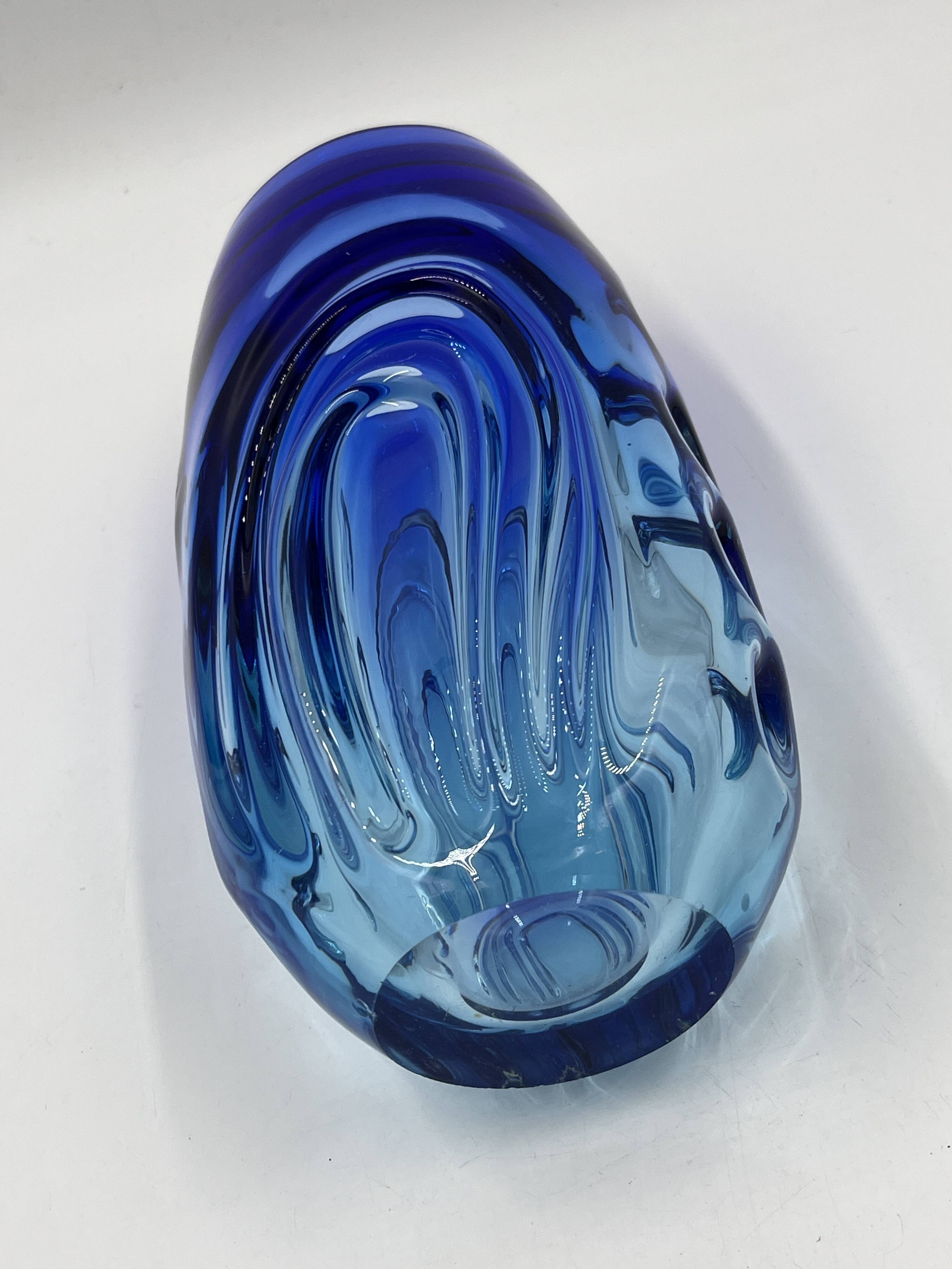 Murano blue vase