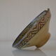 Ancient berbere ceramic dish signed north africa