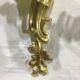 Pair of sconces Bronze 3 lights Louis XV
