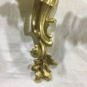 Pair of sconces Bronze 3 lights Louis XV