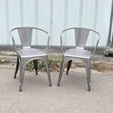Paire de fauteuils de jardin Tolix