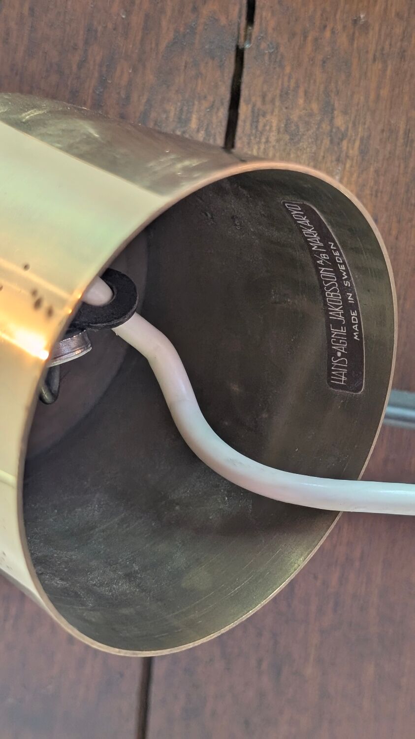 Superb brass fringed pendant light T-603 Hans Agne Jakobsson