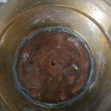 Copper and brass bucket