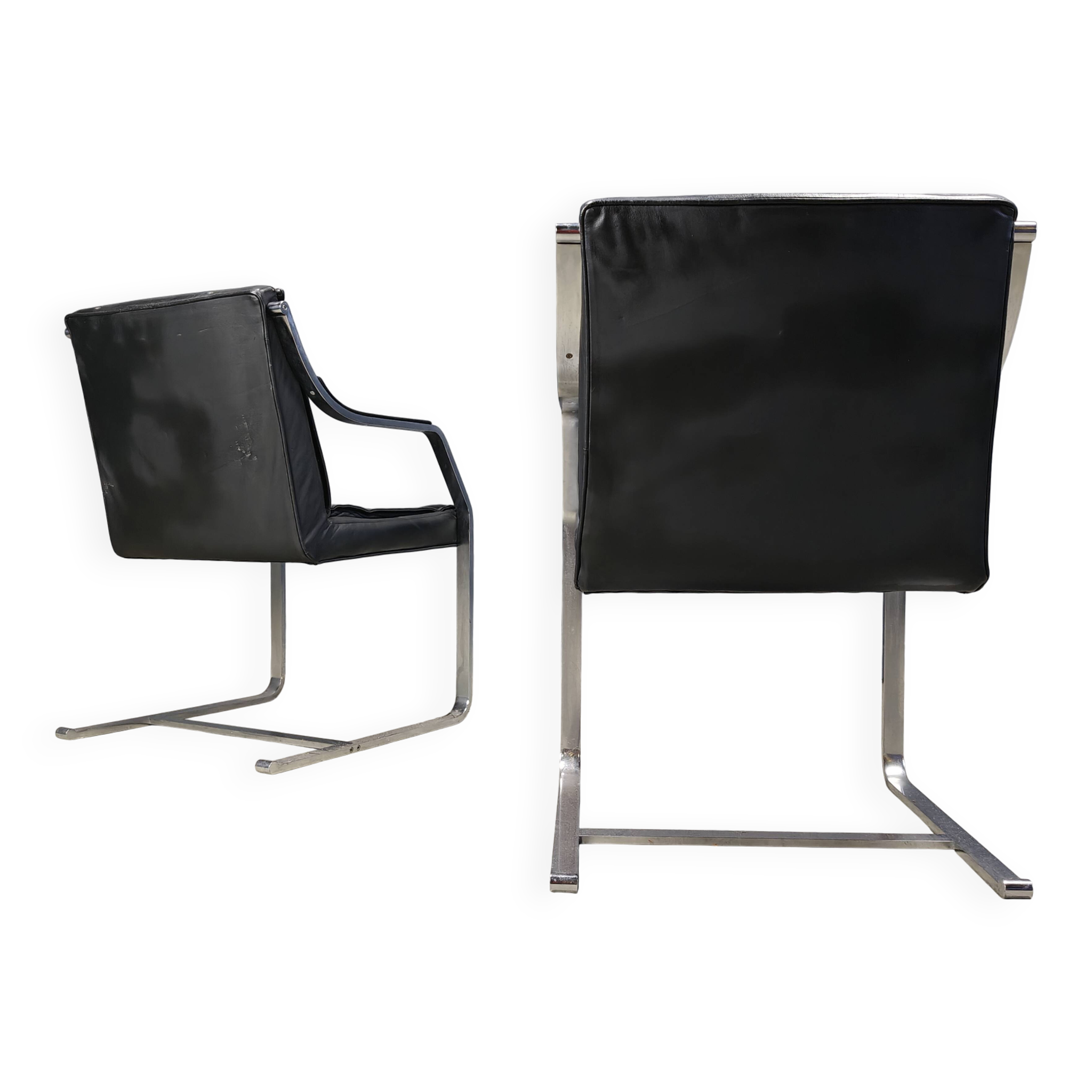 Set of 6 Rudolf Glatzel armchairs for Knoll Art Collection, 1980s