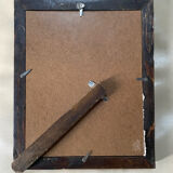 Watercolour "mountain chapel" in an old frame