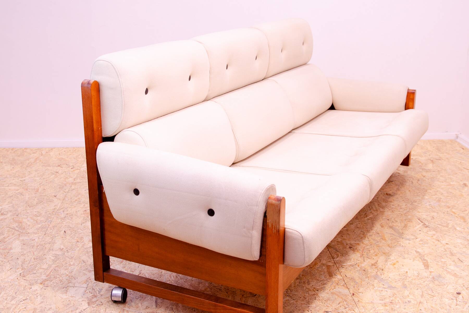Canapé trois places vintage de style scandinave, 1970