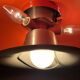 Scandinavian Danish aluminium 4-light hanging lamp