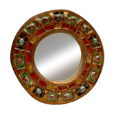 Large ceramic mirror Roger Guérin