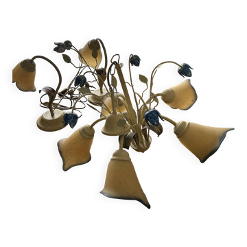 Luste et 2 lampes  vintages marque bulgare 90/2000