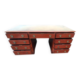 Small Desk with Drawers in Mahogany, 19th Century