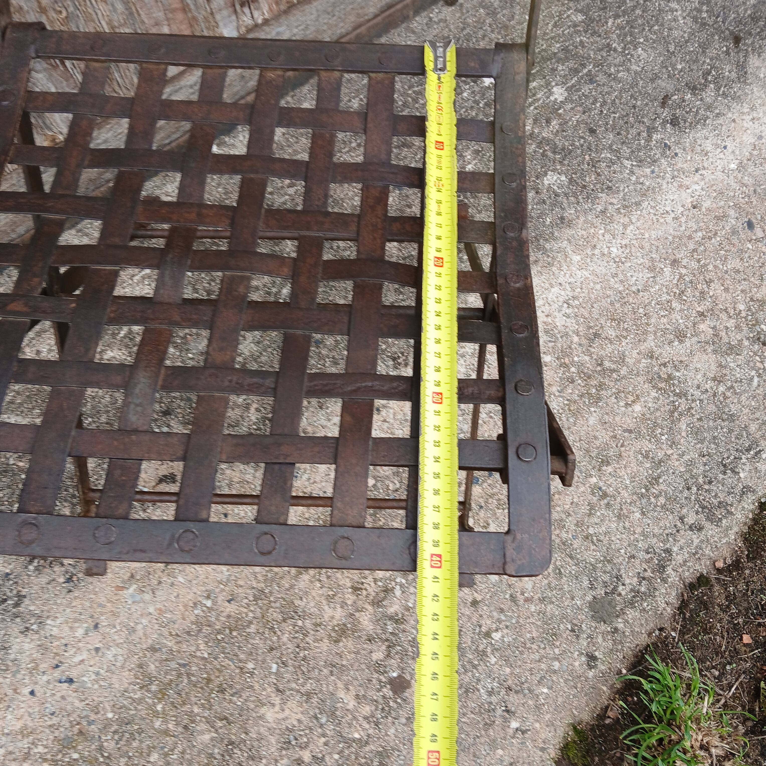 3 wrought iron chairs