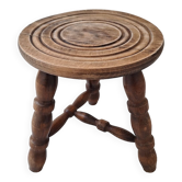 Tabouret tripode vintage