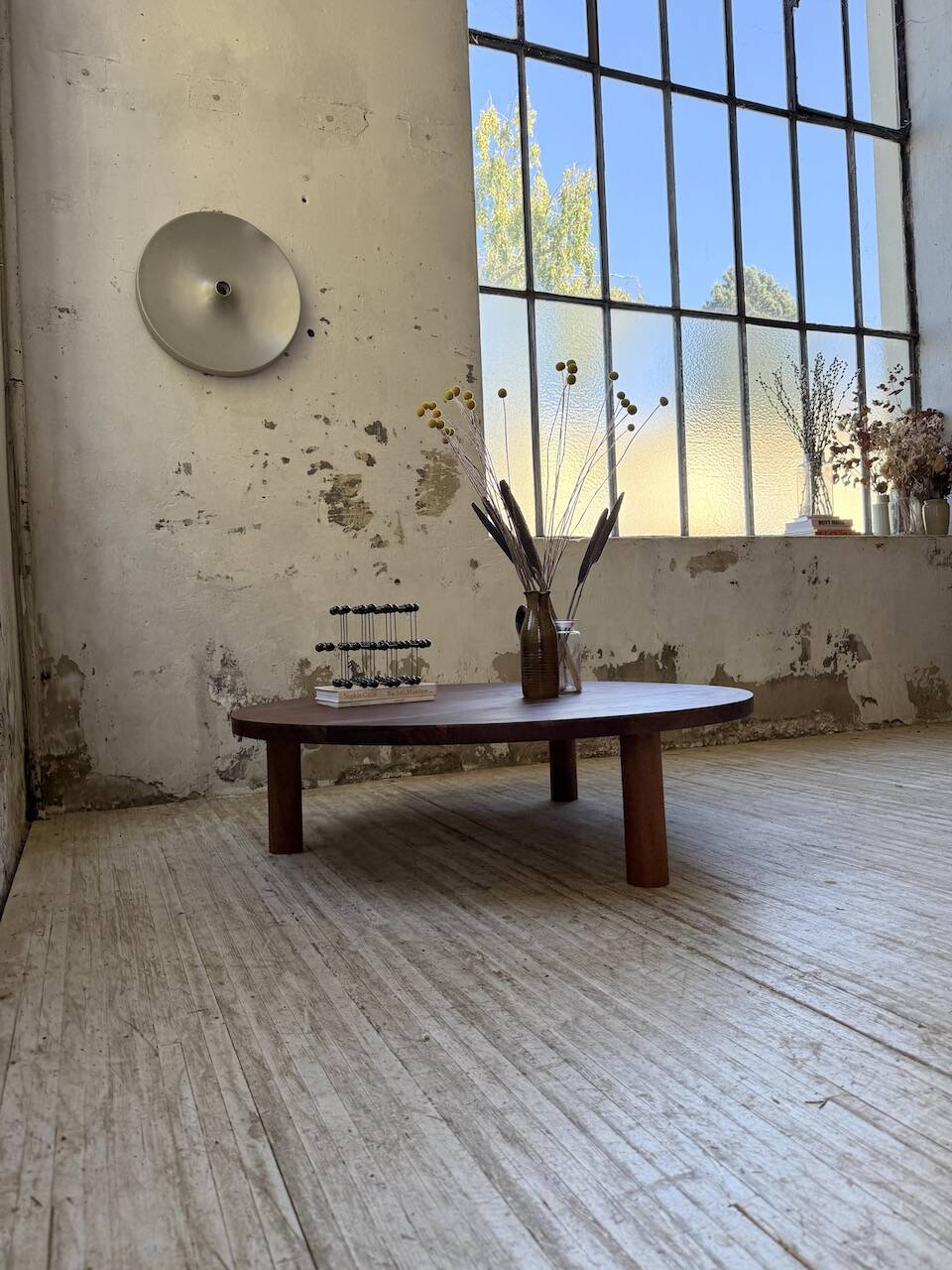 50s round tripod coffee table