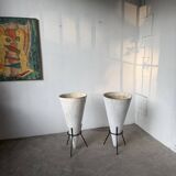 Willy Guhl planter cones x2