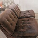 Pair of velvet armchairs from the 70s/80s