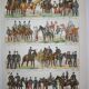 Engraving • Uniforms of the French armies 2 • Original lithograph of 1898