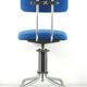 Chaise de bureau Gispen vintage bleue des années 1930