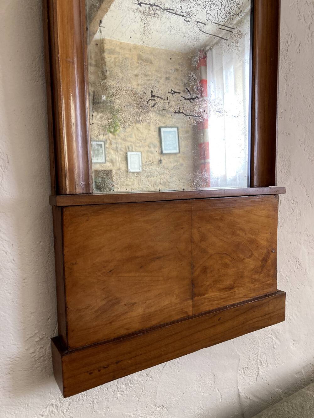 Old Biedermeier mirror, circa 1830