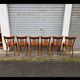 Lot de 8 chaises bistrot bois