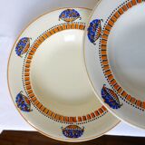 4 soup plates from Longwy