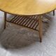 Oval wooden coffee table Ercol