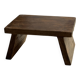 Small stool, auxiliary teak stool, Indonesian footrest H15