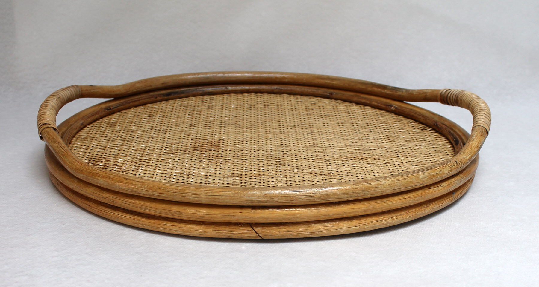 Rattan tray