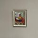 Original Swedish Oil on Panel – “Woman Reading Book” by Einar Emland