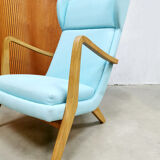 Vintage Danish design wingback arm chair