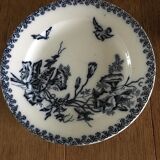2 semi-deep plates in Onnaing earthenware, “Liseron” model