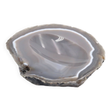 Empty pocket in gray agate, 1970s