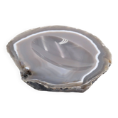 Empty pocket in gray agate, 1970s