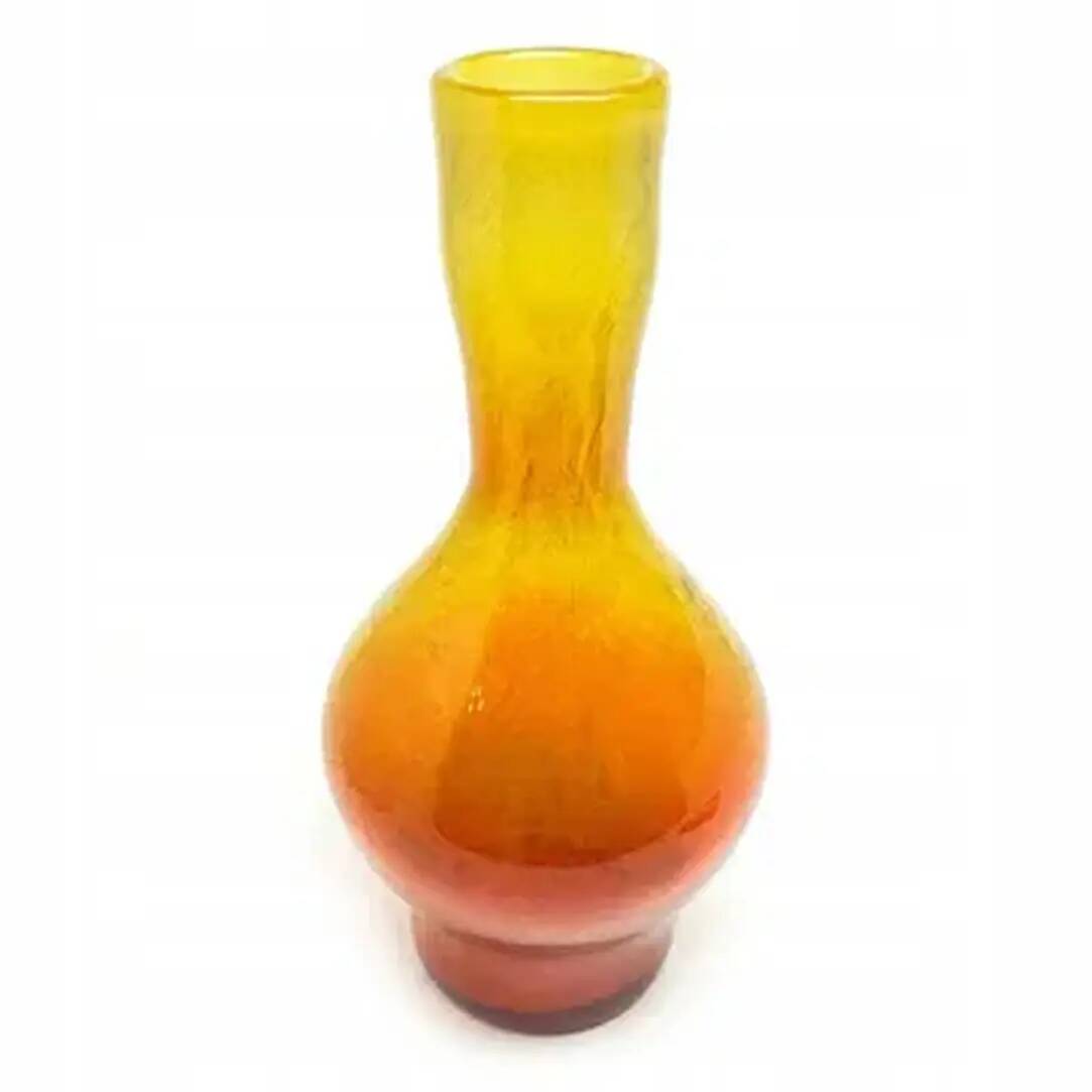 Bottle 'Bączek', mid-century modern, glass, designed by Z. Horbowy, Poland, 1970s