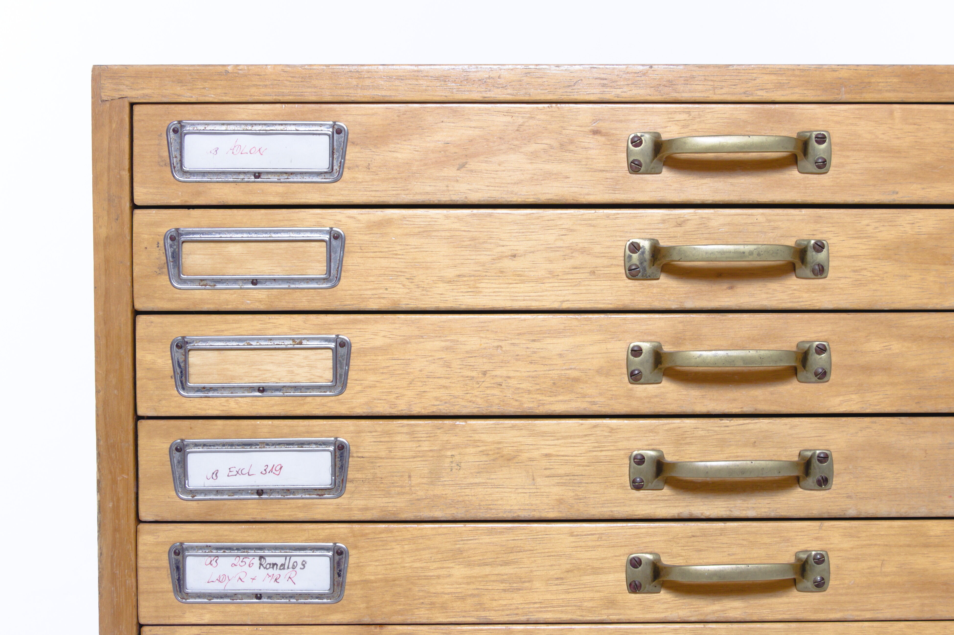 chest of drawers from eyeglasses shop, Germany, vintage, around 1960