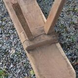 19th century oak farm bench