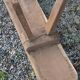 19th century oak farm bench
