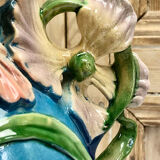 Grand vase barbotine Art Nouveau