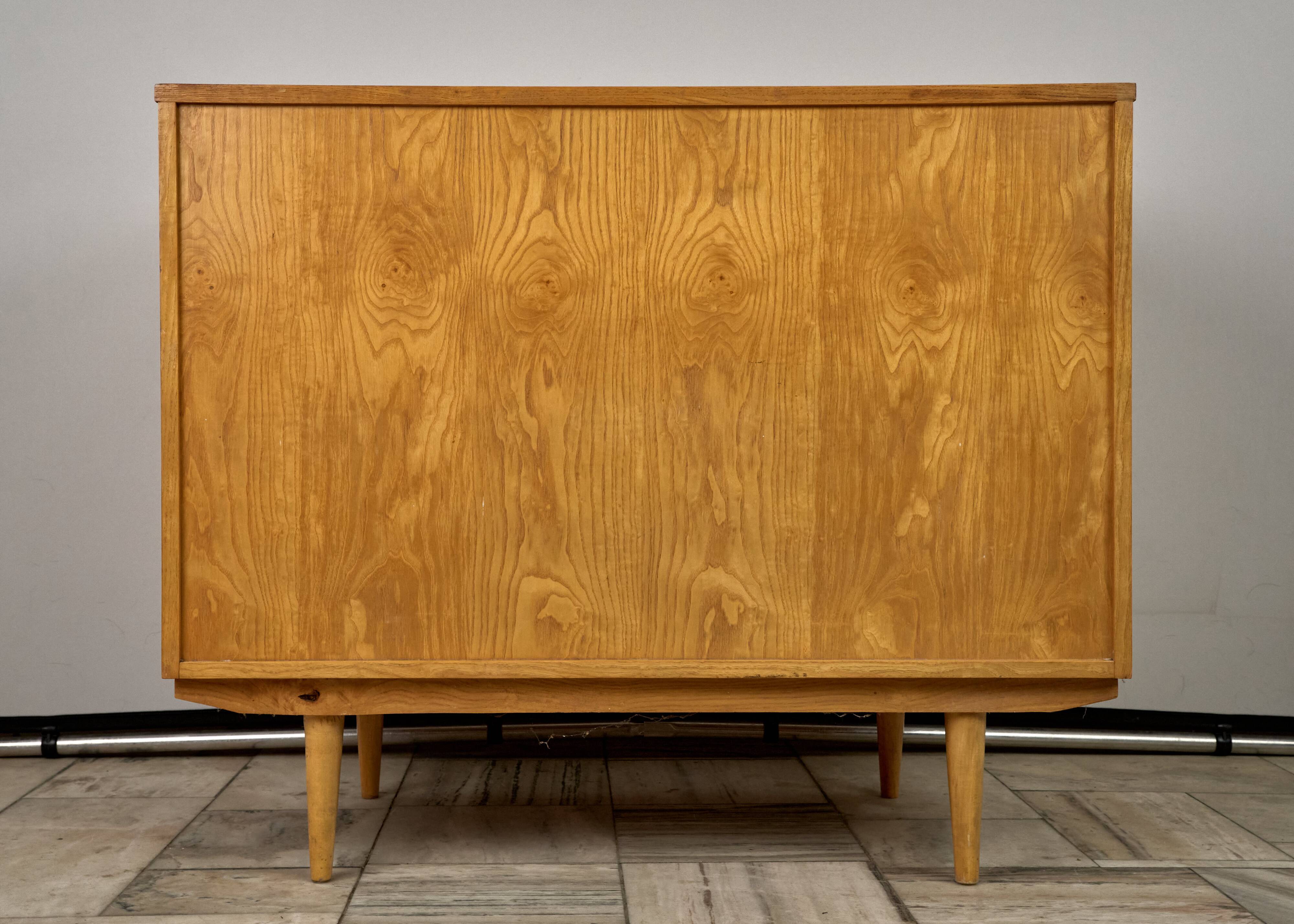 Vintage Bedding Cabinet, 1960s, Czechoslovakia