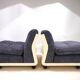 Set of 2 C&B Italia Amanta modular lounge chairs by Mario Bellini, 1970